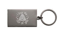 Custom Engraved Keychain - I love the poo out of you - With a custom message on the back - Gold - Gold Tone Standard - With Gift Tin - Novelty Keychain