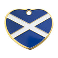 Scottish Circular Dog Tag to Engrave on Reverse - Custom Text - Cat Collar Tag with Name - OgTaga