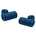 Silk Knot Cufflinks with a Barrel end - Extra Style - Choice of Colours - Cloth Navy and Blue - Novelty Gift for Him - Mens Cuff Links - Fathers Day Gift for Dad