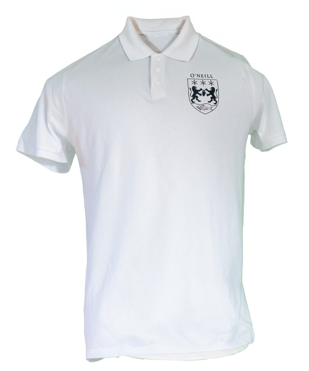 O'Brien family crest printed on a white cotton T-shirt – view 3