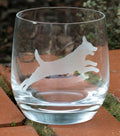Dog breed engraved Dartington Crystal tumbler by Colonel Fogg – Belgian Shepherd