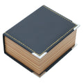 Cufflink box that looks like an old leather bound book