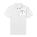 Roche family crest printed on a white cotton T-shirt