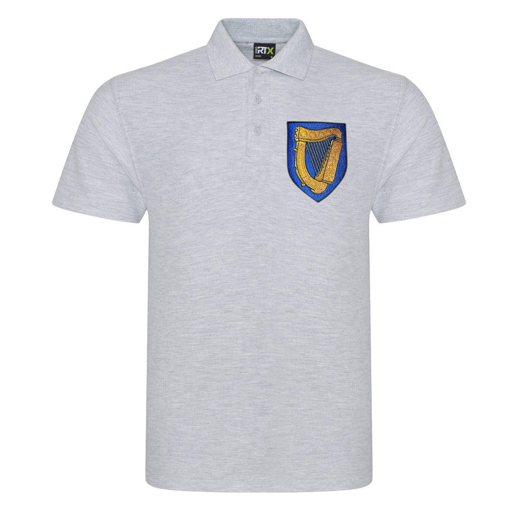 Polo shirt with the Irish harp embroidered over the heart – view 2